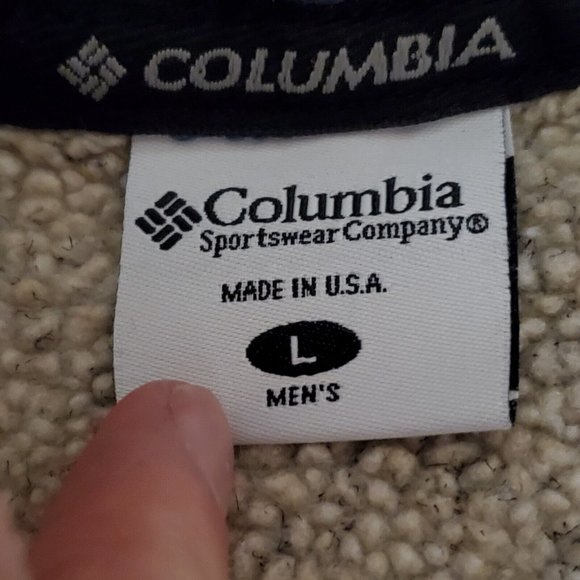 Columbia Shepra Crewneck Sweater Blue Size Large Sz L - Picture 4 of 7